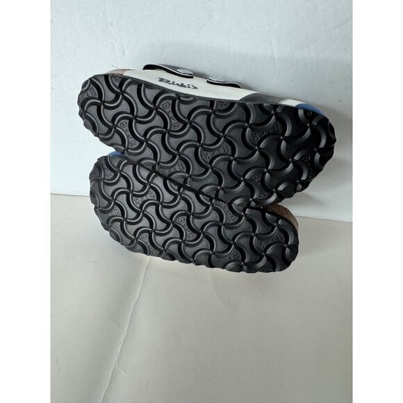 Birkenstock Birki's Child Kay Harbor Whale White Birko Flor Mules EU 26 C 8 - Picture 6 of 6